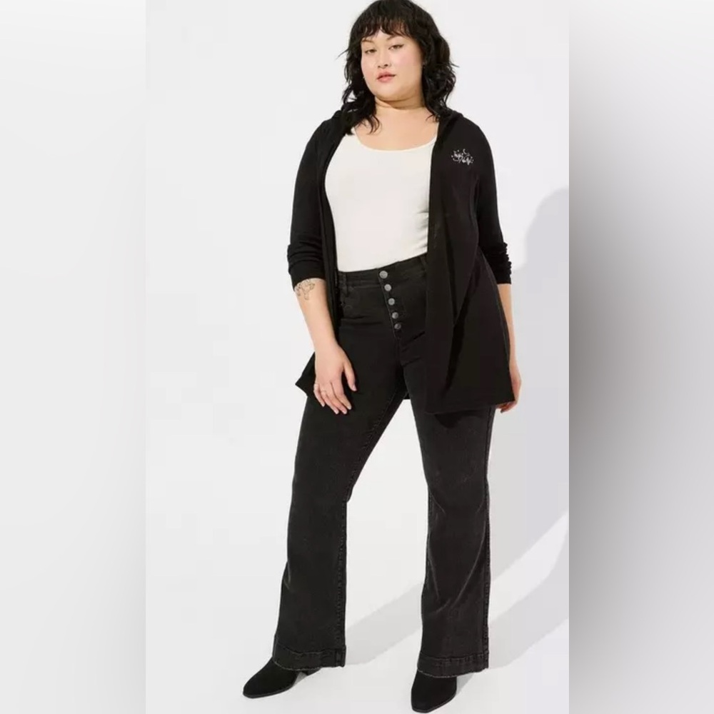 Torrid Disney Hocus Pocus Broom Squad Hooded Cardigan